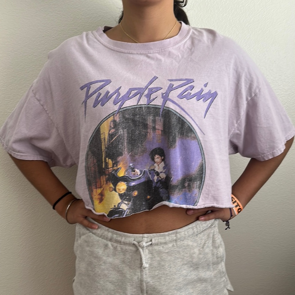 Brandy Melville Purple Rain crop top xl